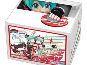 Hatsune Miku PVC Spardose mit Sound Racing Miku 12 cm (Weiß)